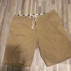 Bridge & Burn khaki drawstring shorts Size L